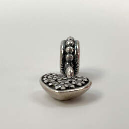 Designer Pandora S925 ALE Sterling Silver Rhinestone Heart Beaded Charm alternative image