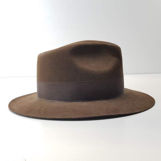 Indiana Jones 100% Wool Hat Brown Medium image number 6