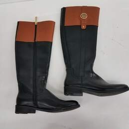 Tommy Hilfiger Shano Equestrian Boots Size 6.5M