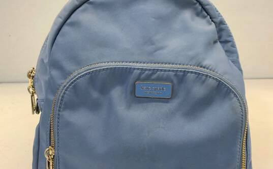 Kate Spade Dawn Blue Nylon Small Backpack Bag image number 3