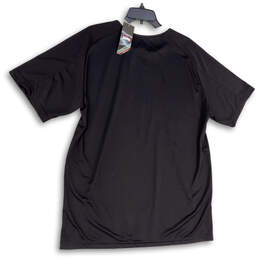NWT Mens Black White Short Sleeve Pullover Soccer Athletic T-Shirt Size XL alternative image