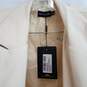 Women's khaki oversized drapey button front blazer 8 nwt image number 3