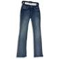 Womens Blue Denim Medium Wash 5-Pocket Design Bootcut Jeans Size 25 image number 1