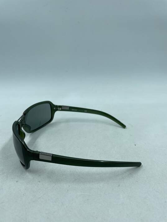 DKNY Green Rectangle Sunglasses image number 4