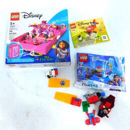Assorted LEGO Disney Sets 43201 Isabelas Magical Door 30553 Elsas Throne & 10772