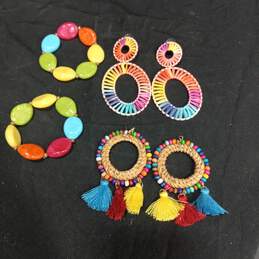 6pc Happy As A Rainbow Costume Jewelry Set