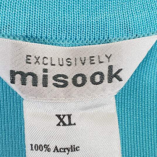 Misook Women Blue Shirt XL image number 3