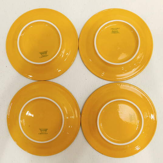 Vintage Danish Gold Flammfest by Thomas Germany 5.75 Inch Plates Lot of 4 image number 2
