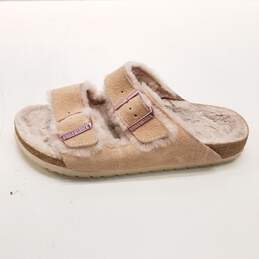 Birkenstock Arizona Shearling Women's Sandals Pink Size 8