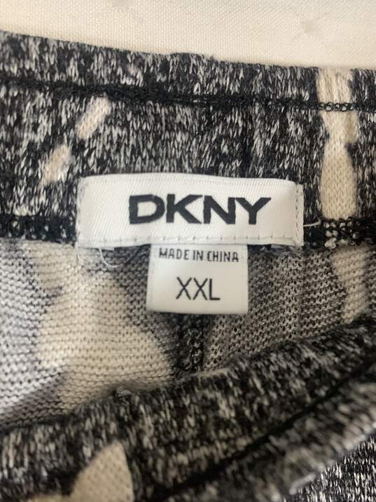 Women's Grey DKNY Knit Pajama Set, Sz. XXL image number 5