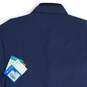 NWT Columbia Mens Blue Spread Collar Short Sleeve Button-Up Shirt Size S image number 4