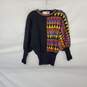 Katal Knitting Vintage Multicolor Wool Blend Sweater WM Size S image number 1