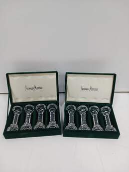 Pair Of Neiman Marcus Knife Rest Sets W/ Case