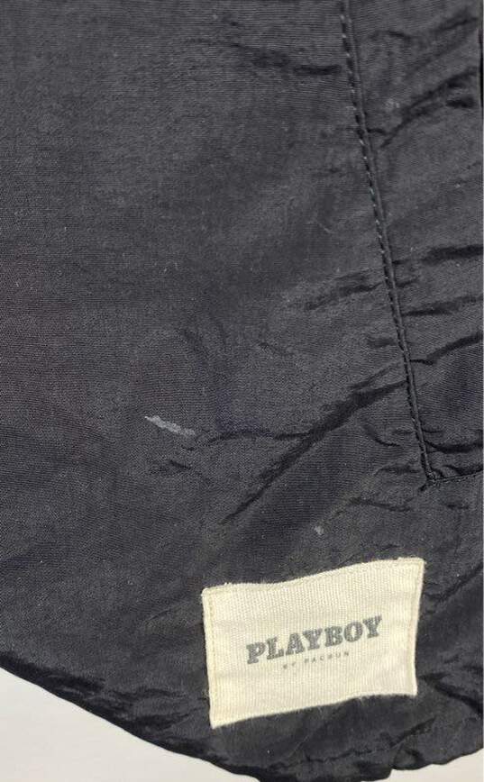Playboy By Pacsun Men Black Nylon Snap Closure Jacket M image number 6