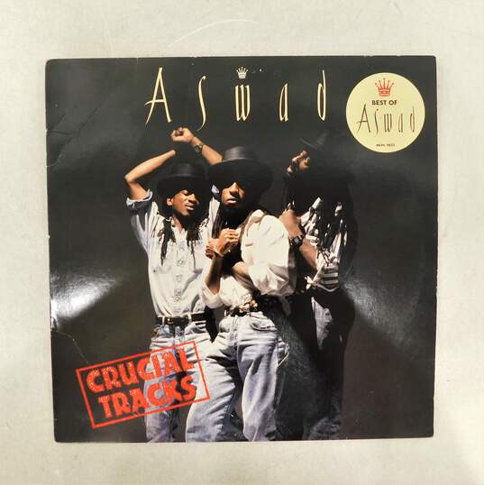 Aswad Promo LP Crucial Tracks 1989 Vinyl Record image number 1