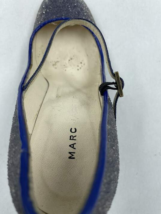 Authentic Marc Jacobs Blue Patent Mary Janes W 6M image number 8