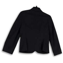 Womens Gray Long Sleeve Pockets Notch Lapel Single Breasted Suit Blazer 8 alternative image