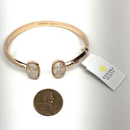 NWT Designer Kendra Scott Elton Gold-Tone Cuff Bracelet With Dust Bag alternative image