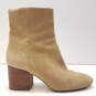 J Crew Leather Suede Ankle Boots Tan 7.5 image number 5