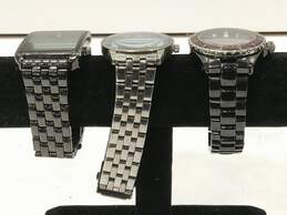 Geoffrey Beene, Edith, & Timex Men's Watches Lot of 3 alternative image