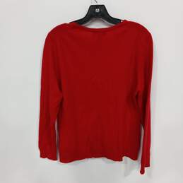 Cashmere Charter Club Women's Red Cashmere Sweater Size PXL alternative image