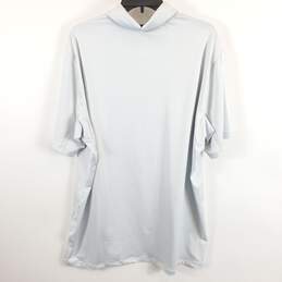 Nike Men Light Blue Striped Polo T Shirt 2XL NWT alternative image