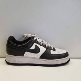 Nike Air Force 1 Low ID By You Custom White Black Casual Shoes Men's Size 9.5