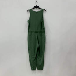 NWT Womens Green Sleeveless V-Neck Back Zip Jumpsuit One-Piece Size 12 alternative image