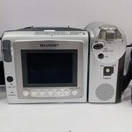 Pair of Camcorders Canon Elura 65 & Sharp Viewcam VL-H860 w/ Accessories In Case alternative image