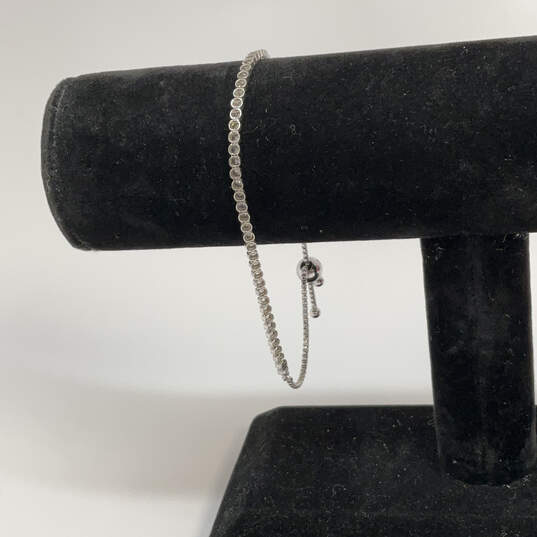 Designer Pandora 925 Sterling Silver Cubic Zirconia Stone Chain Bracelet image number 1