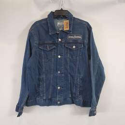 Rock & Brews Men Blue Jean Jacket L NWT