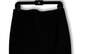 Womens Black Stretch Flat Front Back Zip Straight And Pencil Skirt Size 8 image number 3