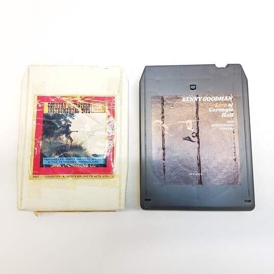Lot of 8-Track Cassettes & Storage Case image number 3