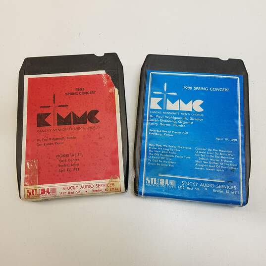 Lot of 8-Track Cassettes & Storage Case image number 12