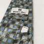 NWT Mens Multicolor Geometric Silk Keeper Loop Pointed Necktie Size XL image number 3