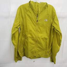 The North Face Lime Green Nylon Windbreaker Jacket Men's Size S