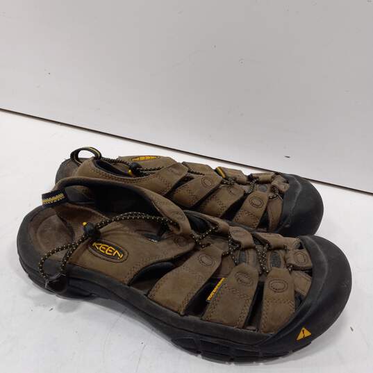 Men's Keen Newport Leather Water Sport Sandals image number 2