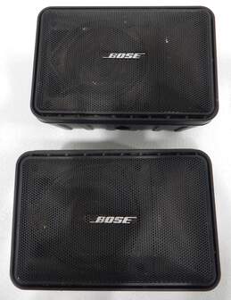 VNTG Bose Brand 101 Model Black Music Monitor Speakers (Set of 2)