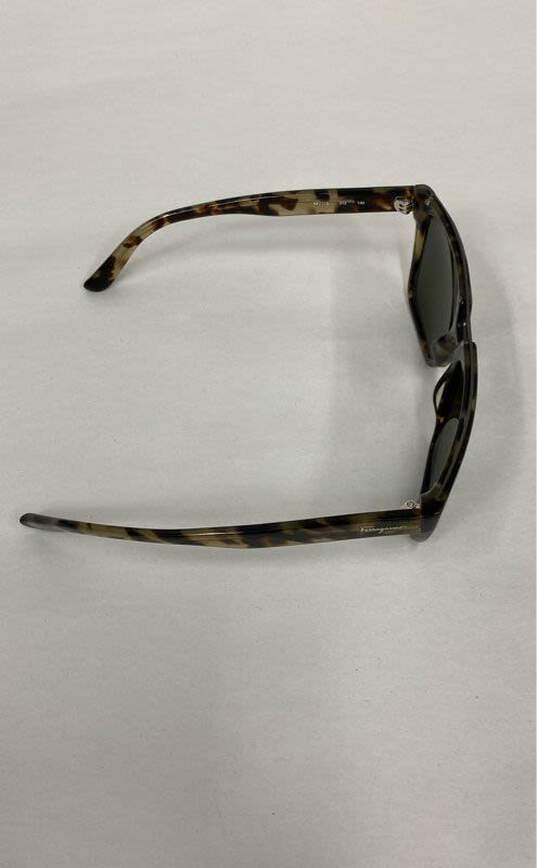Salvatore Ferragamo Green Sunglasses - Size One Size image number 5