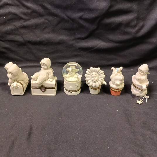 Bundle Of 6 Assorted Snowbabies Figurines image number 1