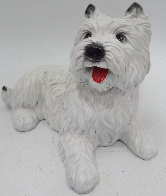 West Highland White Terrier Westie Dog Statue image number 5