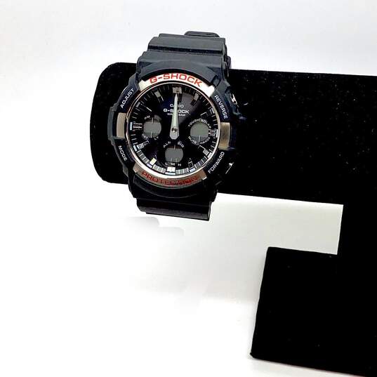 Casio G-Shock 3405 Tough Solar Black Strap Adjustable Round Digital Wristwatch image number 1