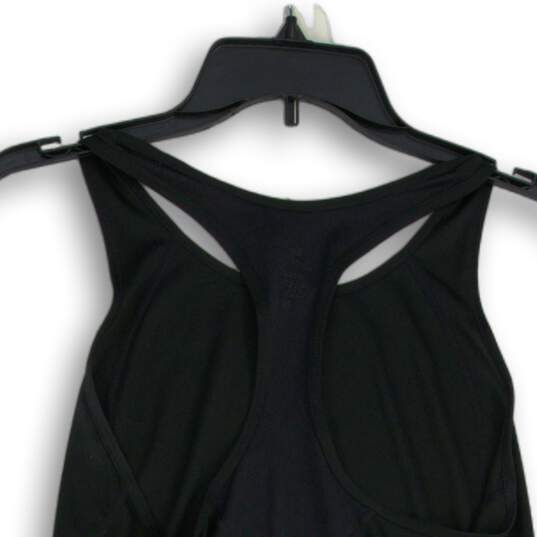 Nike Womens Black Dri-Fit Round Neck Racerback Running Pullover Tank Top Size S image number 4