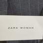 Zara Women Grey Stripe Blazer XS NWT image number 5