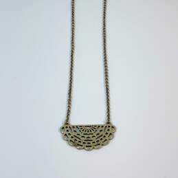 Designer Kendra Scott Ever Gold-Tone Dichroic Glass Pendant Necklace alternative image