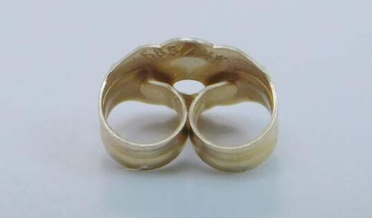 14K Yellow Gold 0.34 CTTW Diamond Stud Earrings 0.6g image number 4