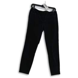 The Limited Womens Black Flat Front Skinny Leg Pull-On Ankle Pants Size 4