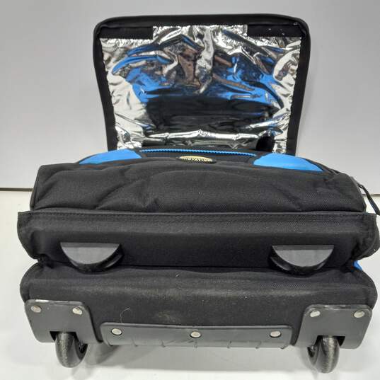 California Innovations Blue & Black Expandable Rolling Insulated Cooler Bag image number 5