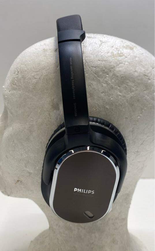 Philips SHN9500 Active Noise Canceling Over-Ear Headphone Wired with Case image number 3