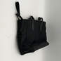 Womens Black Inner Outer Zipper Pockets Double Handle Shoulder Bag image number 3